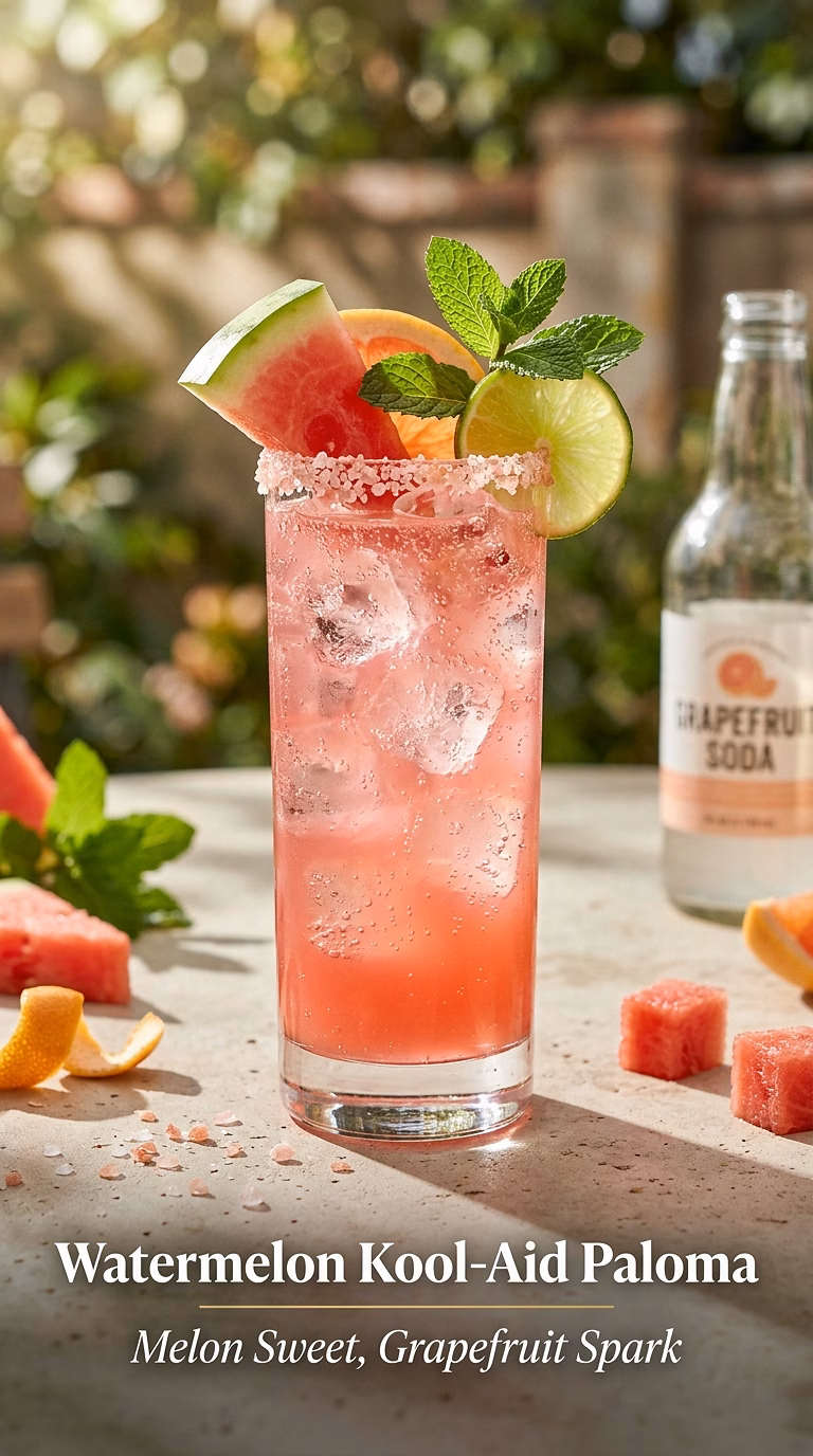 Watermelon Kool-Aid Paloma