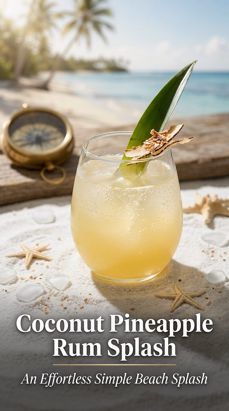 Coconut Pineapple Rum Splash