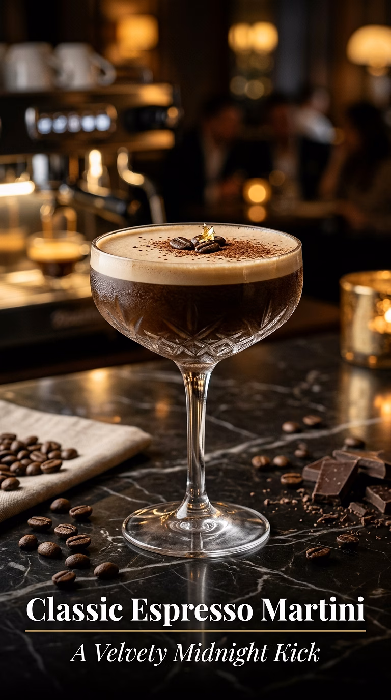Espresso Simple Syrup Martini
