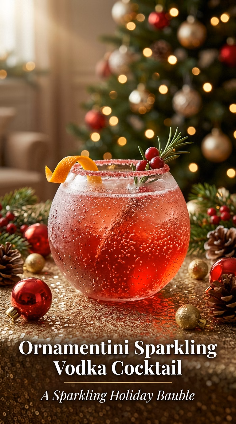 Ornamentini Sparkling Vodka Cocktail
