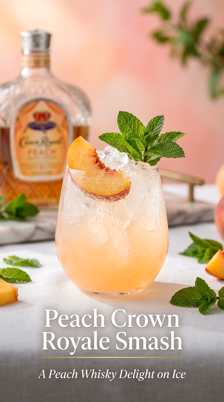 Peach Crown Royale Smash