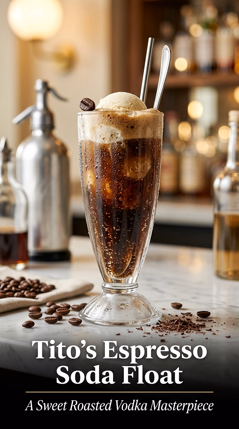 Tito's Espresso Soda Float