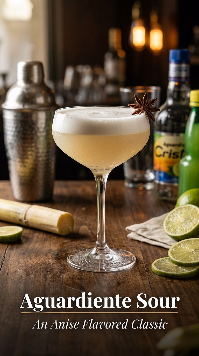 Aguardiente Sour