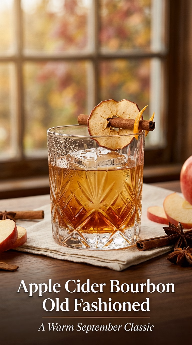 Apple Cider Bourbon Old Fashioned