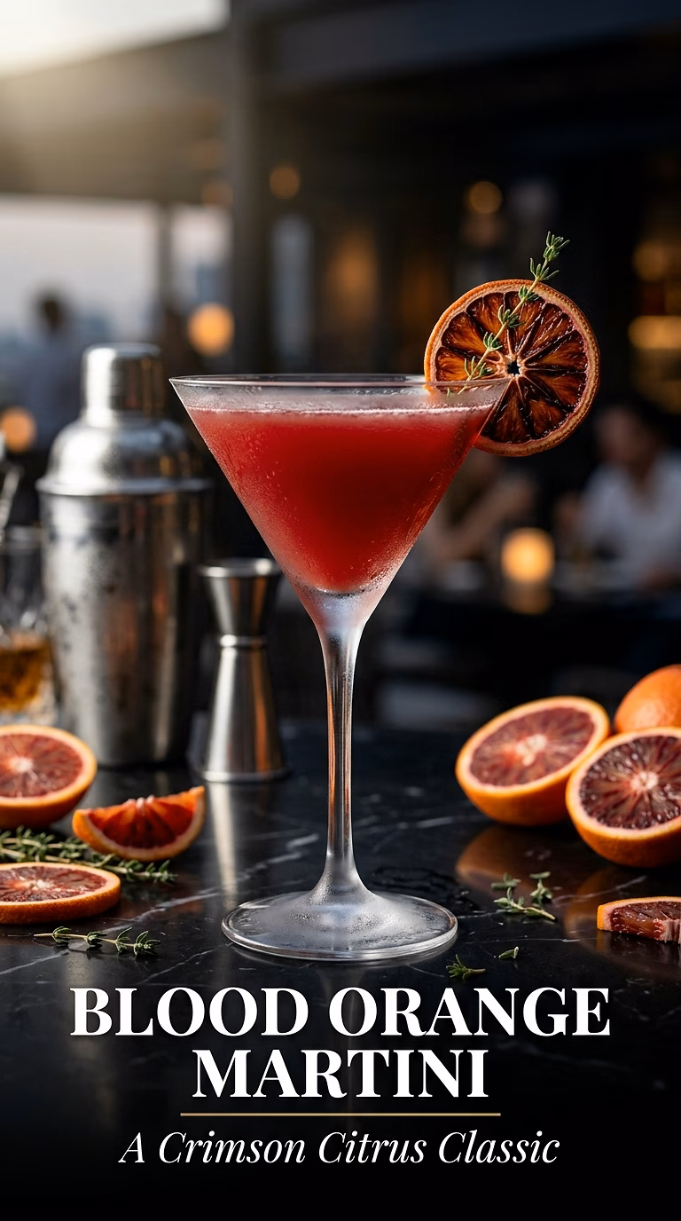 Blood Orange Martini