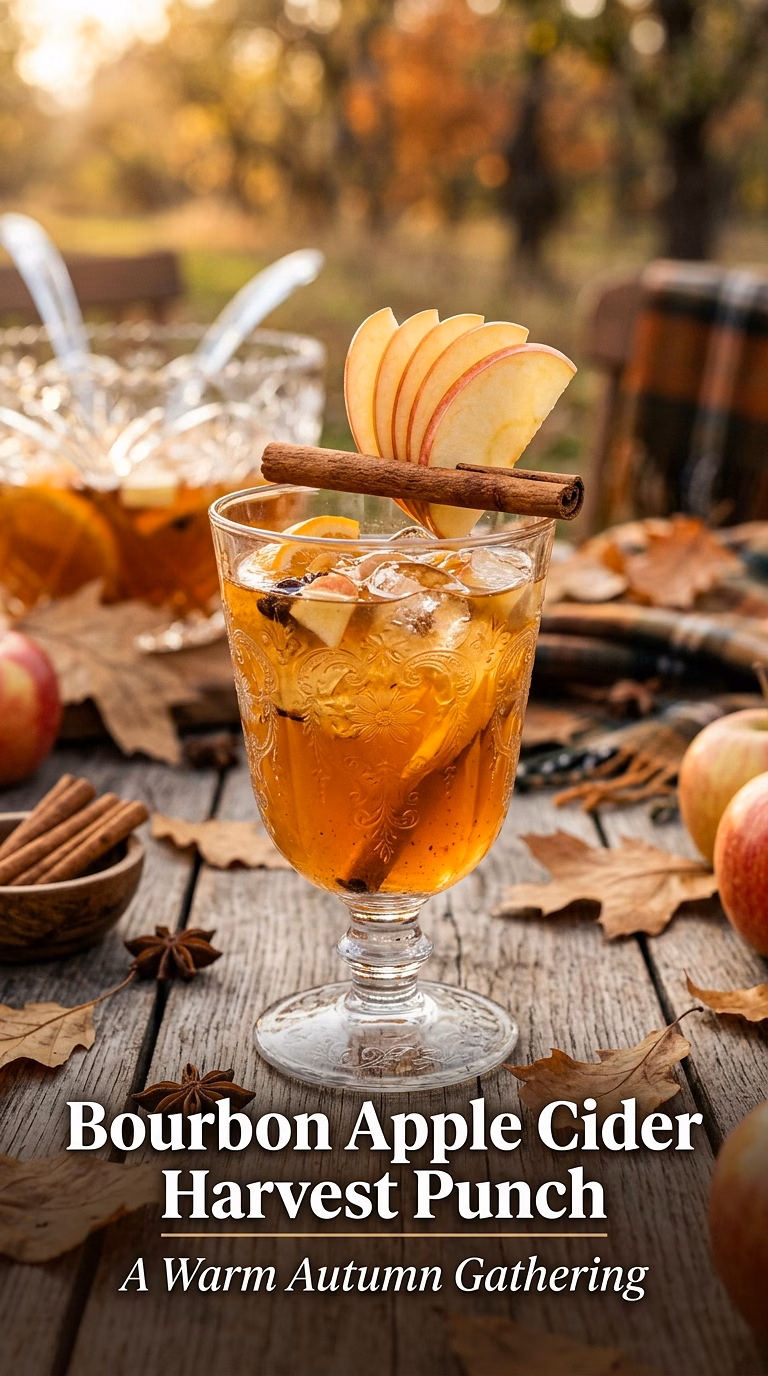 Bourbon Apple Cider Harvest Punch