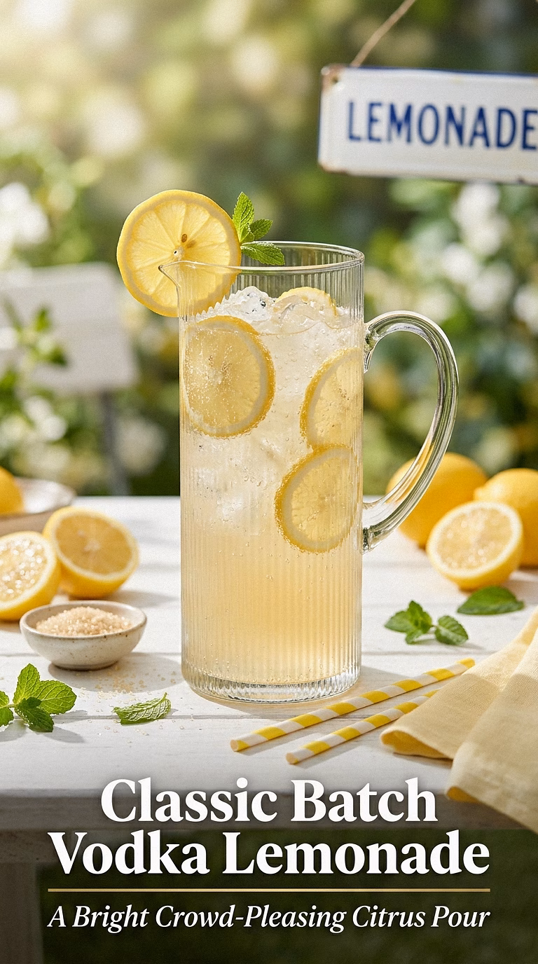 Classic Batch Vodka Lemonade