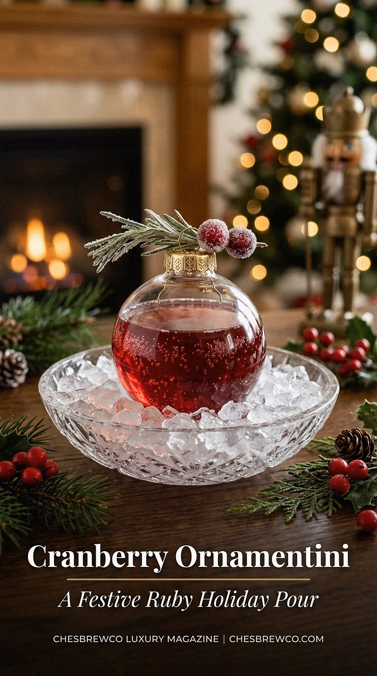Classic Cranberry Ornamentini