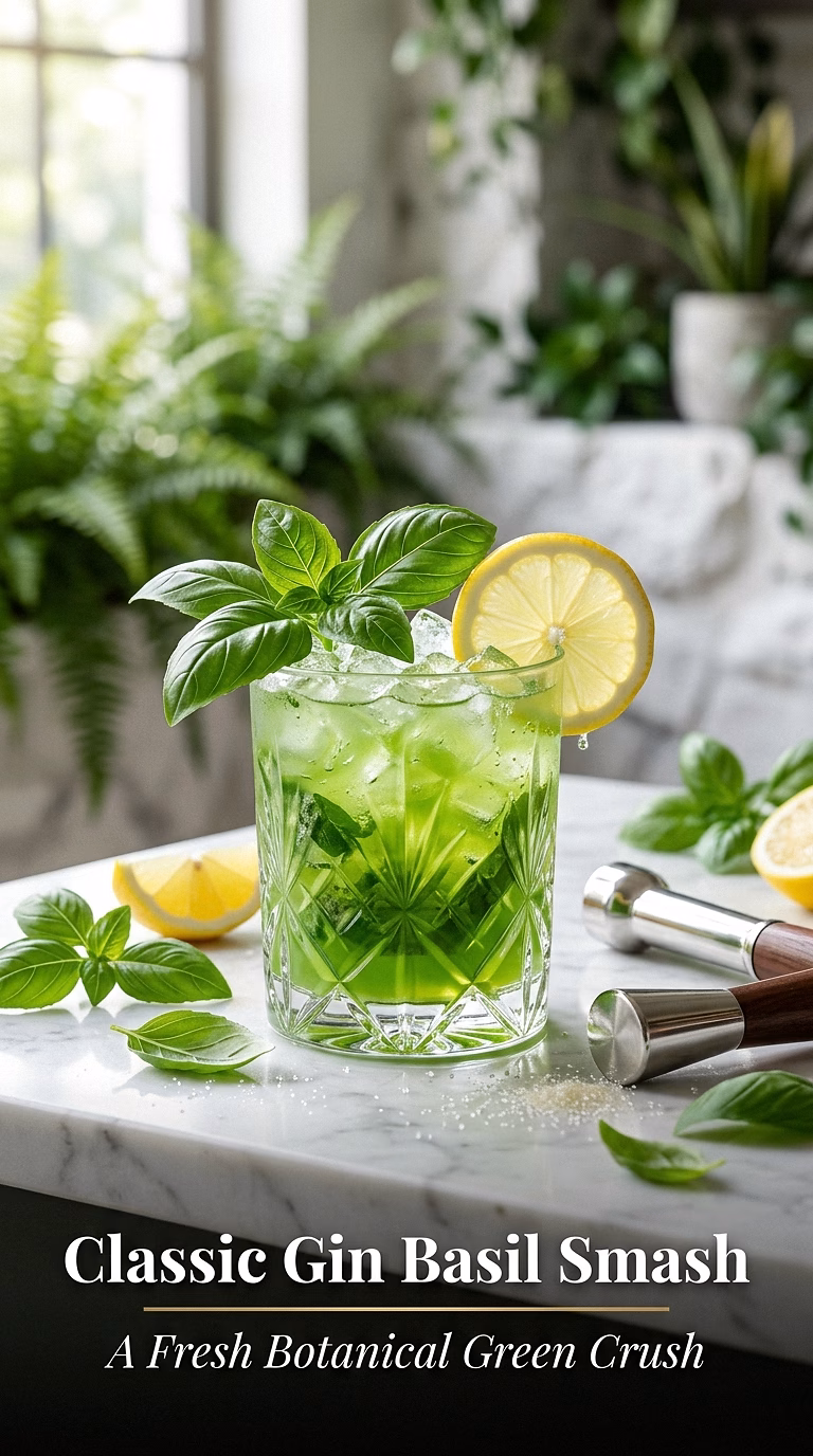 Classic Gin Basil Smash