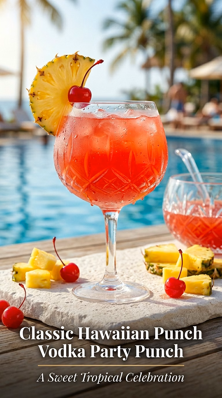 Classic Hawaiian Punch Vodka Party Punch