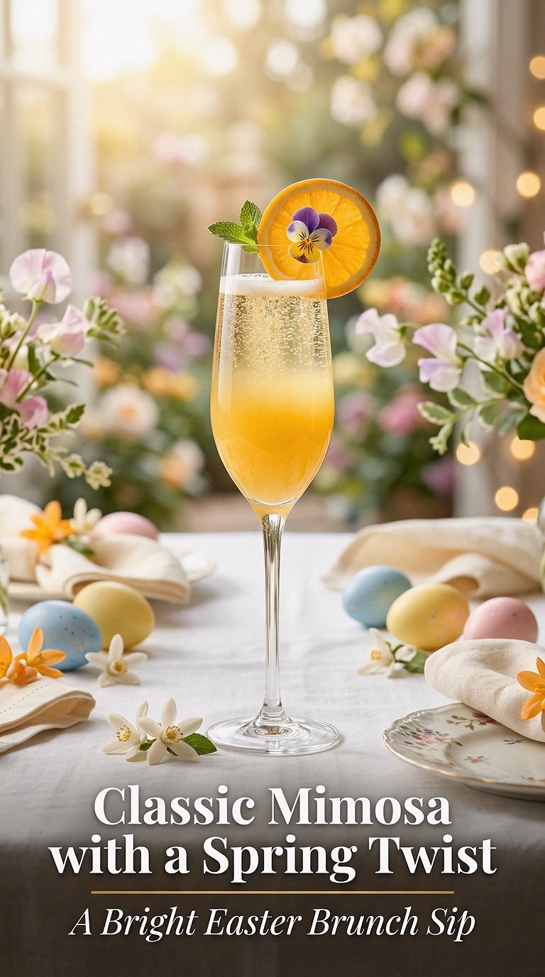 Classic Mimosa with a Spring Twist