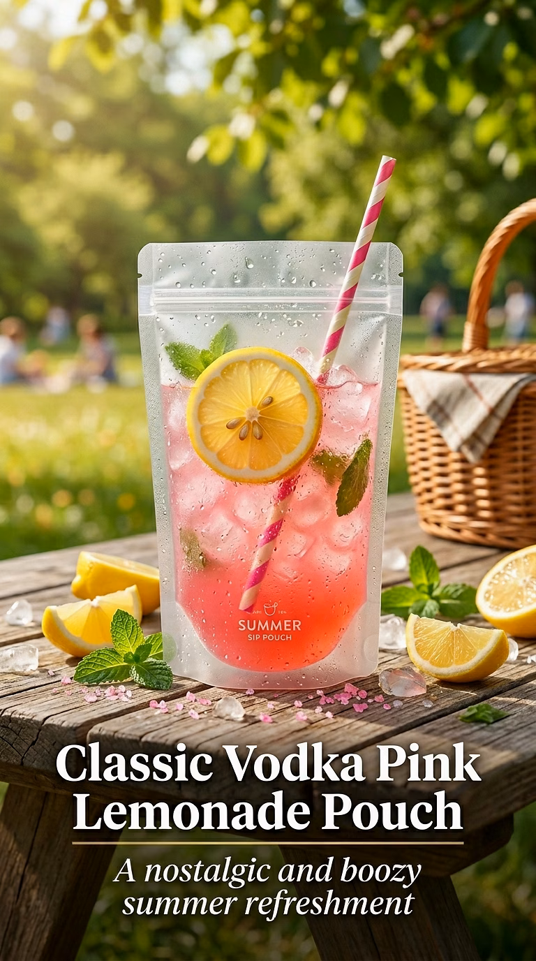 Classic Vodka Pink Lemonade Pouch