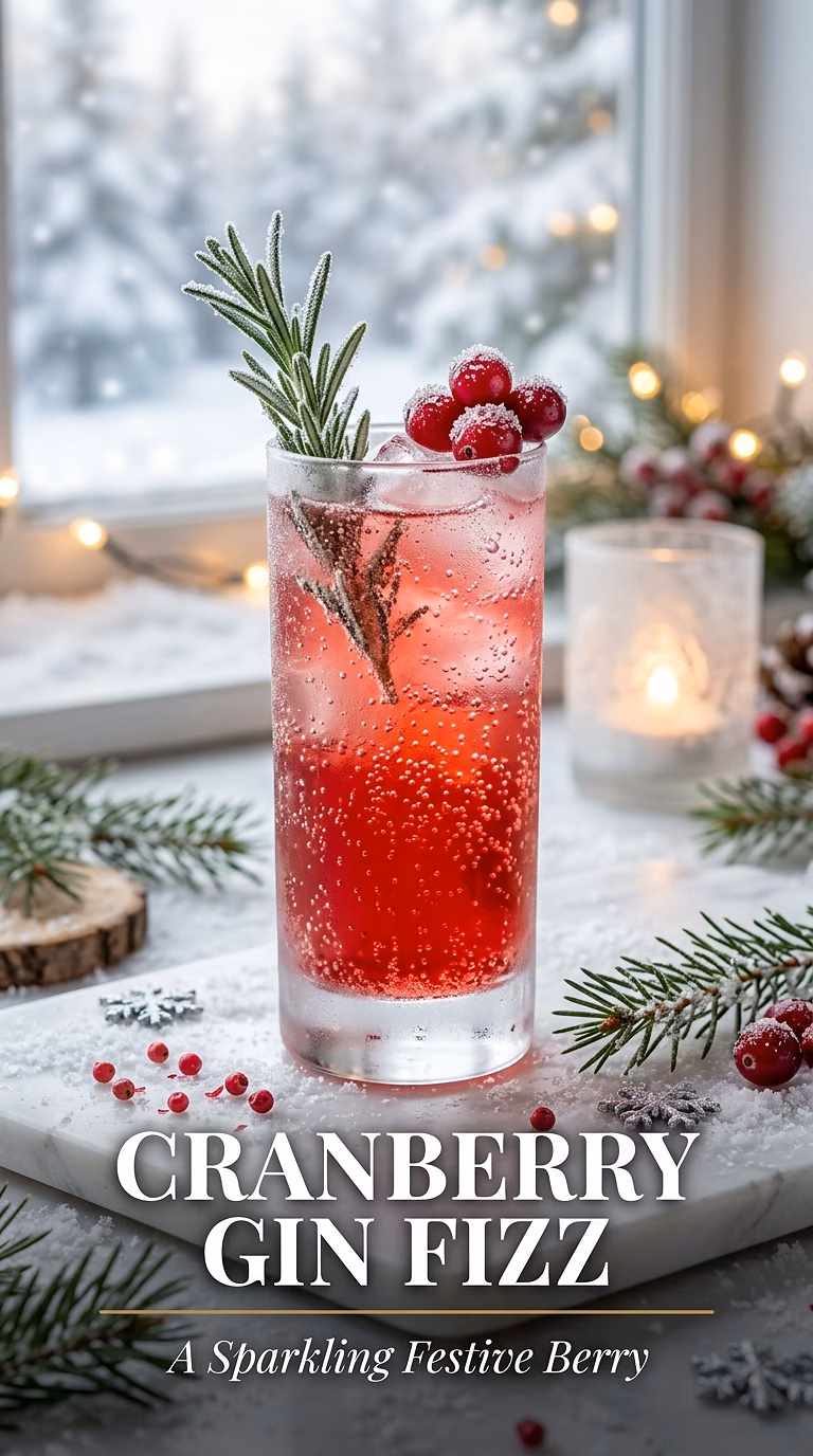 Cranberry Gin Fizz
