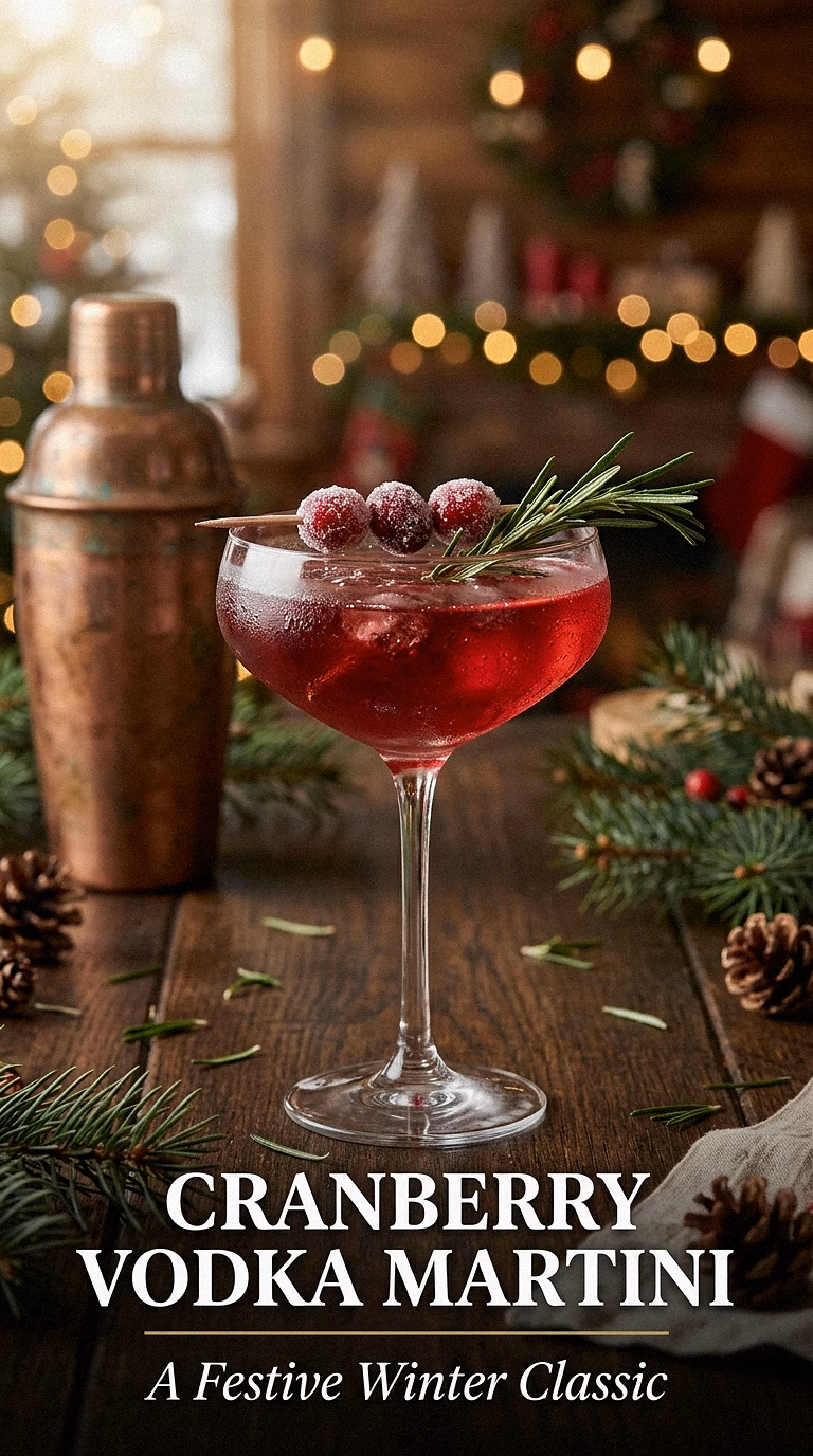 Cranberry Vodka Martini