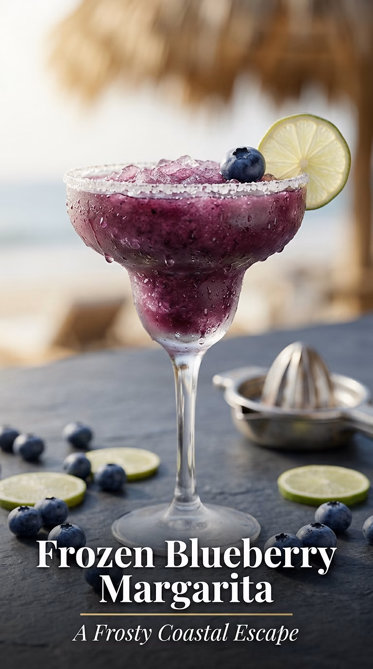 Frozen Blueberry Margarita