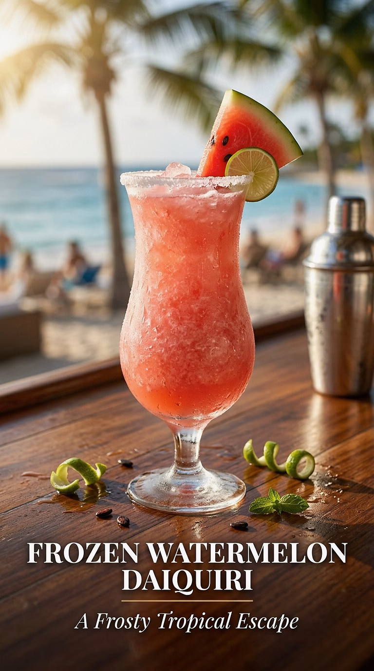Frozen Watermelon Daiquiri