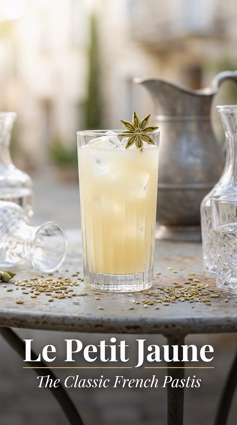 Le Petit Jaune (The Classic Pastis With Water)