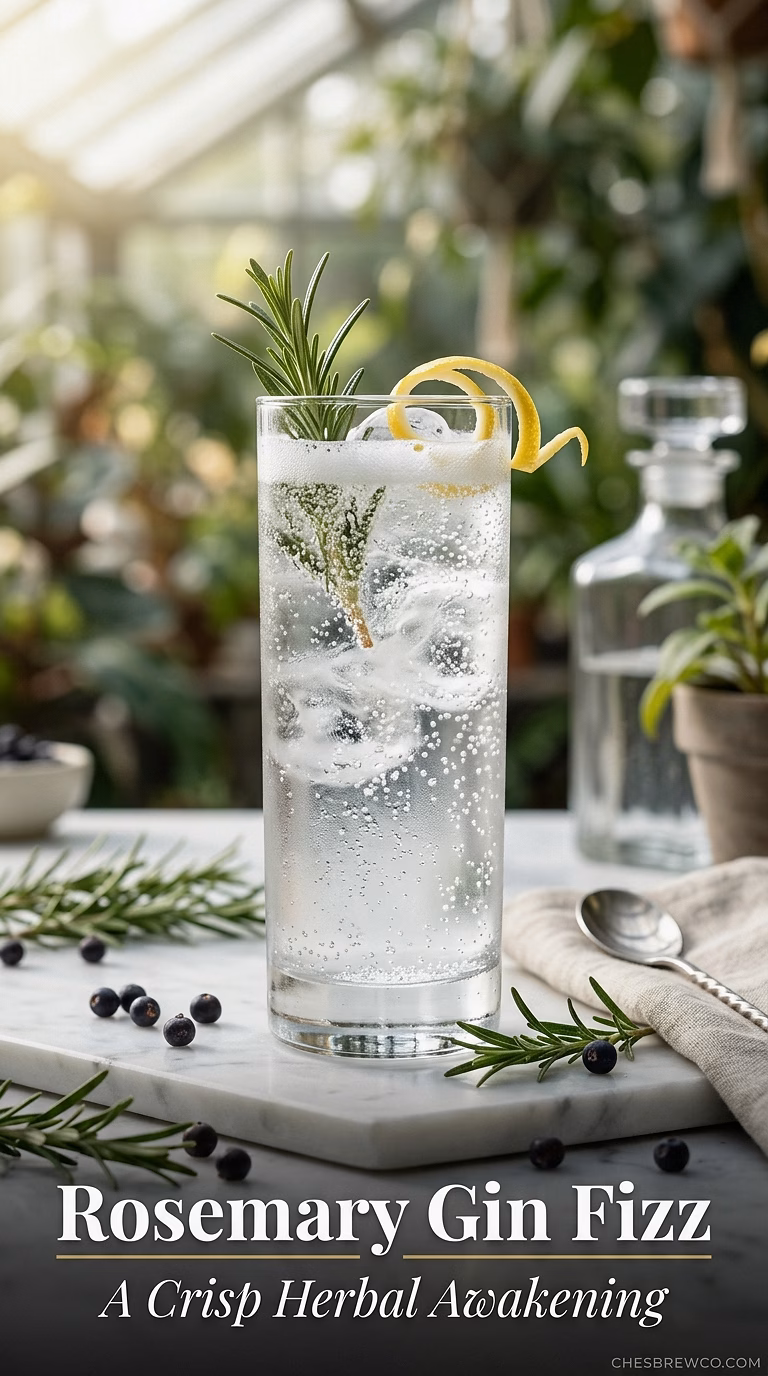 Rosemary Gin Fizz