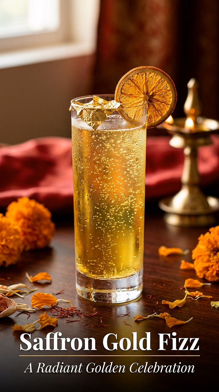 Saffron Gold Fizz