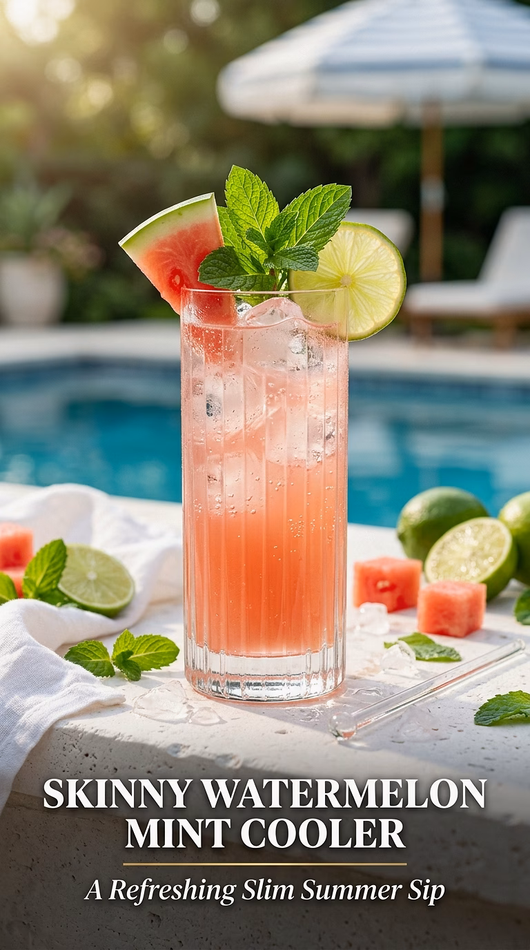 Skinny Watermelon Mint Cooler