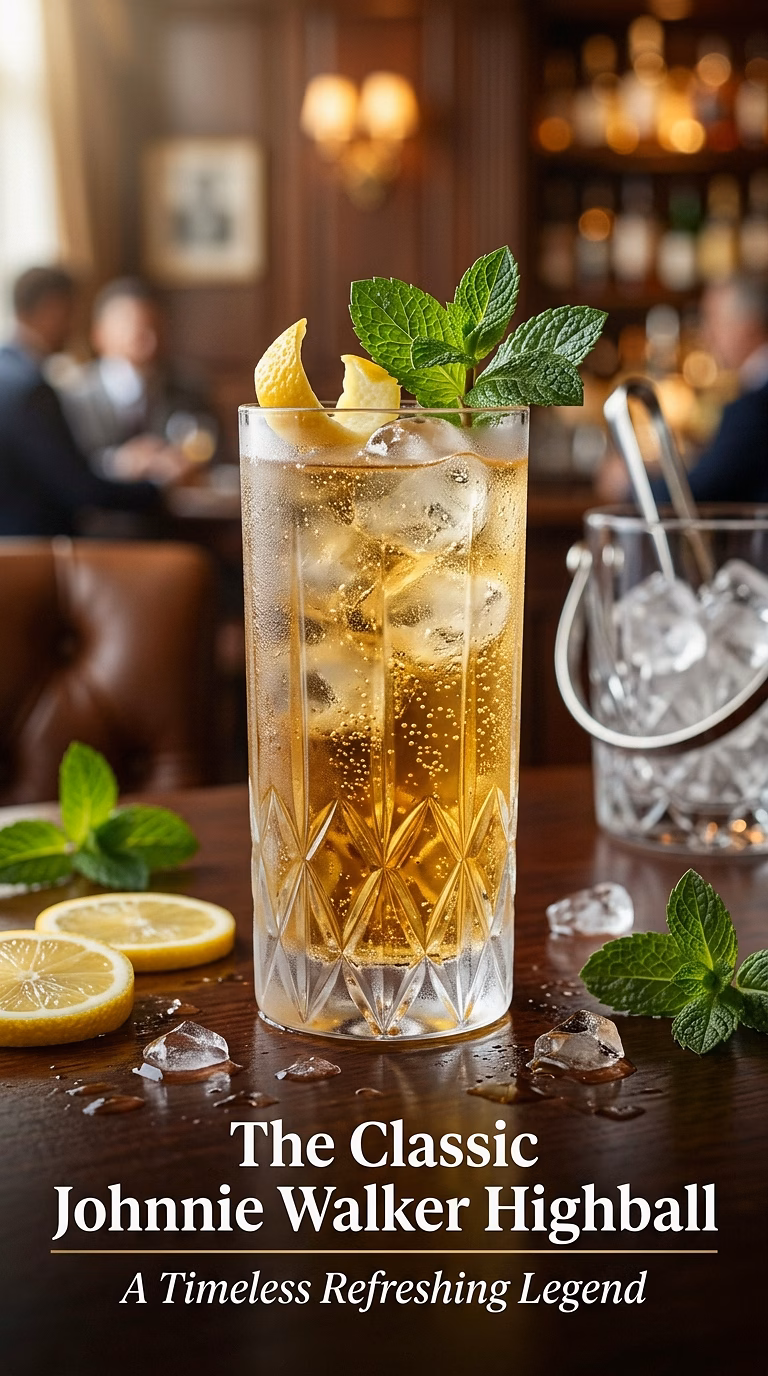 The Classic Johnnie Walker Highball