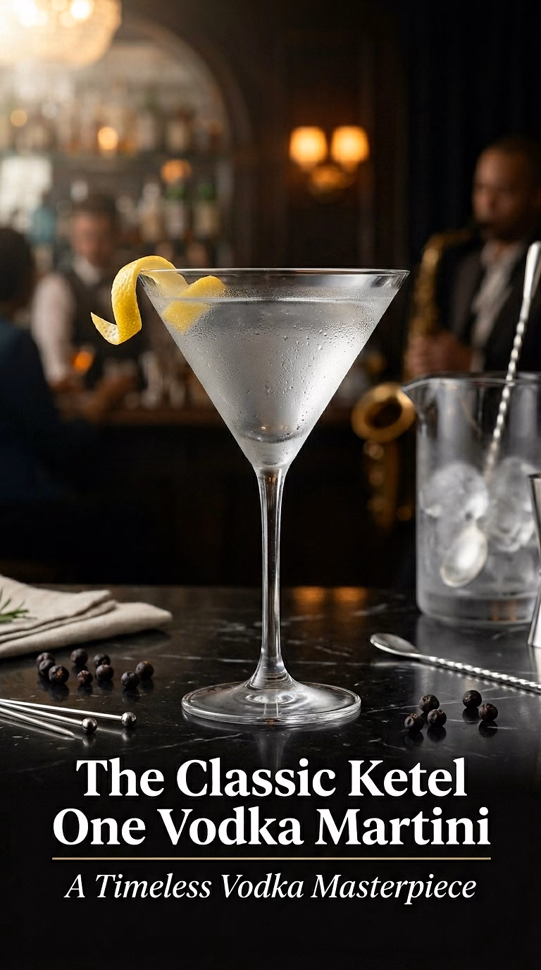 The Classic Ketel One Vodka Martini