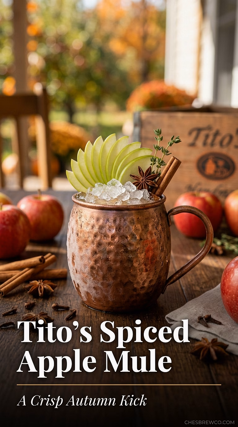 Tito's Spiced Apple Mule