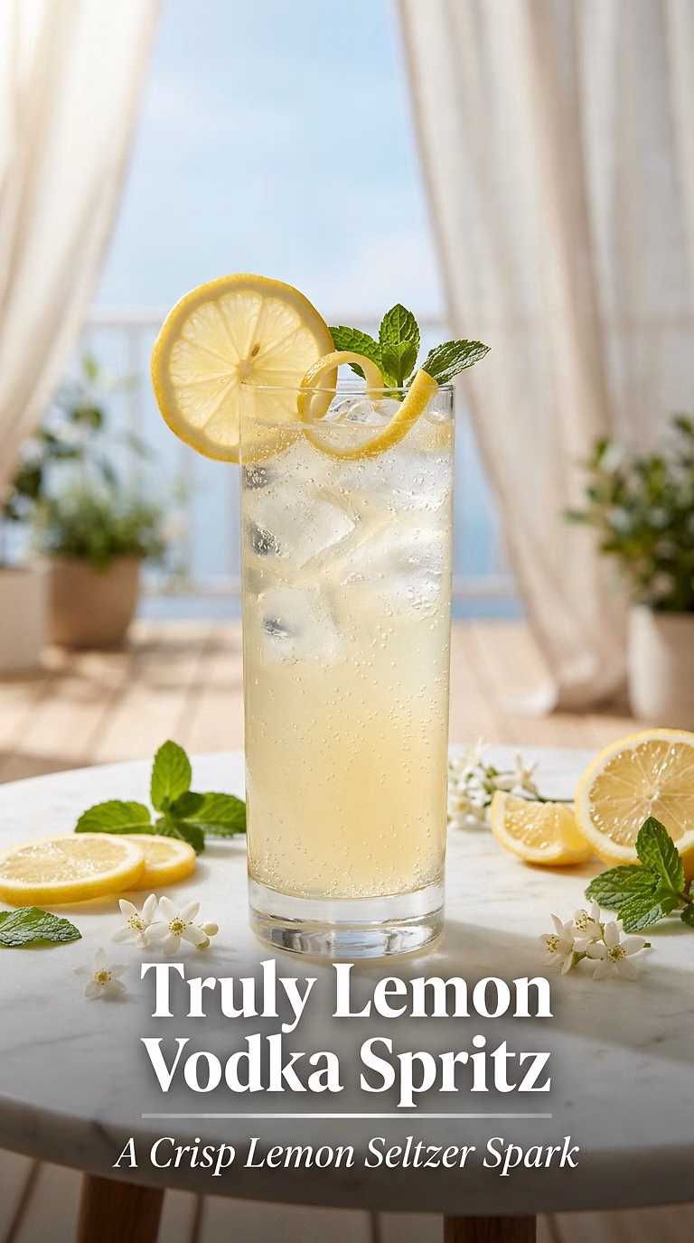 Truly Lemon Vodka Spritz