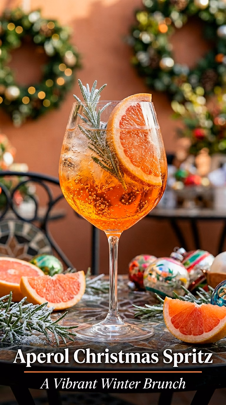 Aperol Christmas Prosecco Spritz