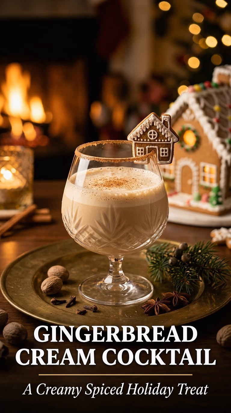 Gingerbread Cream Cocktail