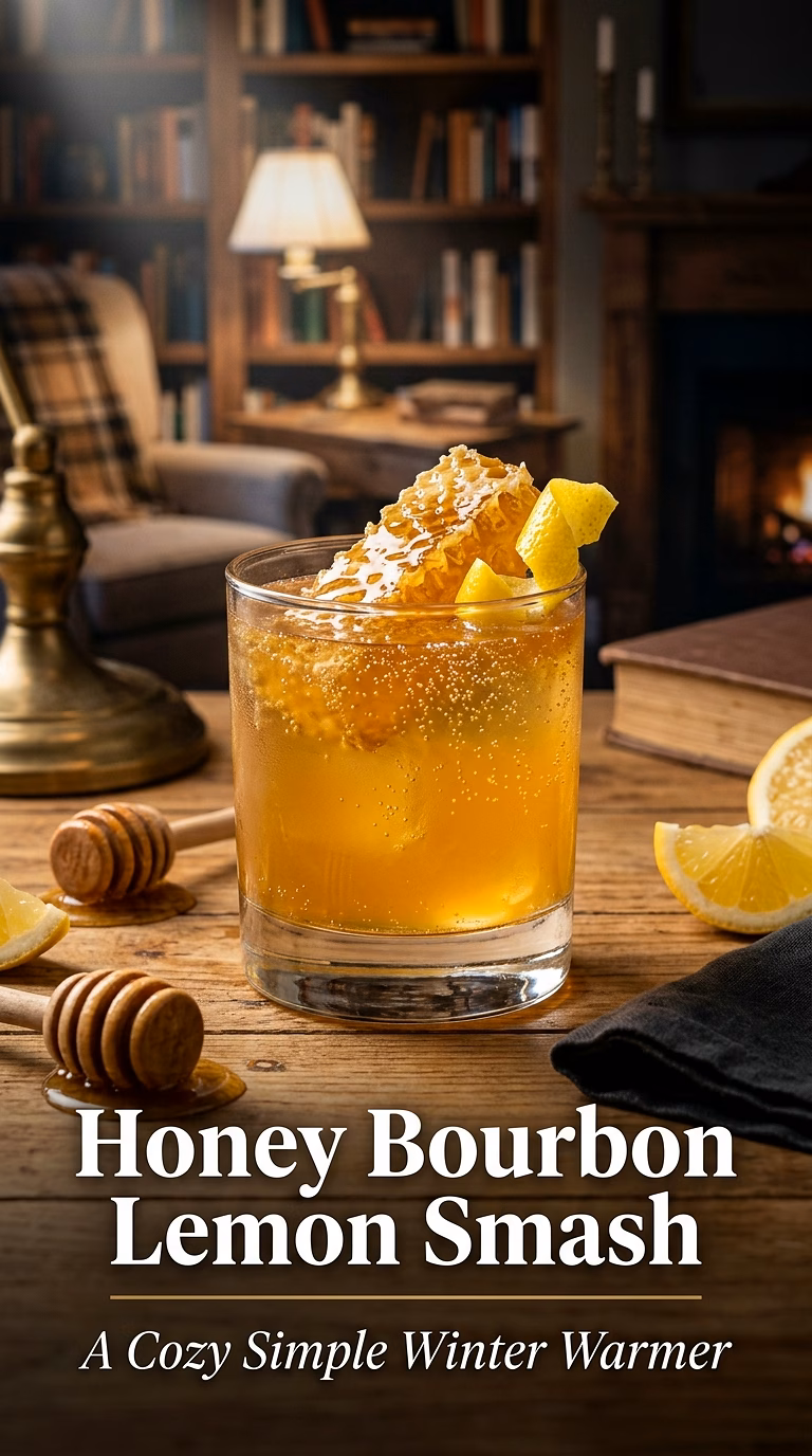 Honey Bourbon Lemon Smash