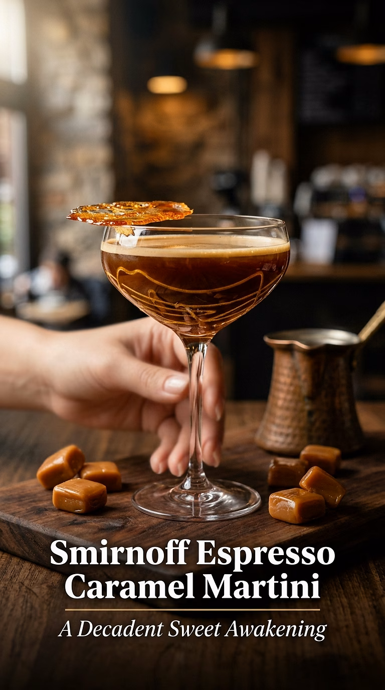 Smirnoff Espresso Caramel Martini
