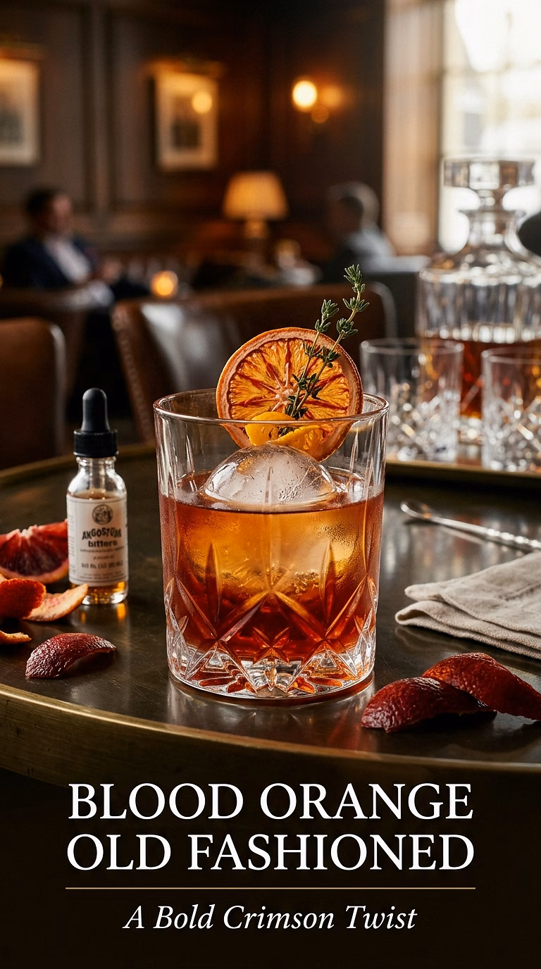 Blood Orange Old Fashioned