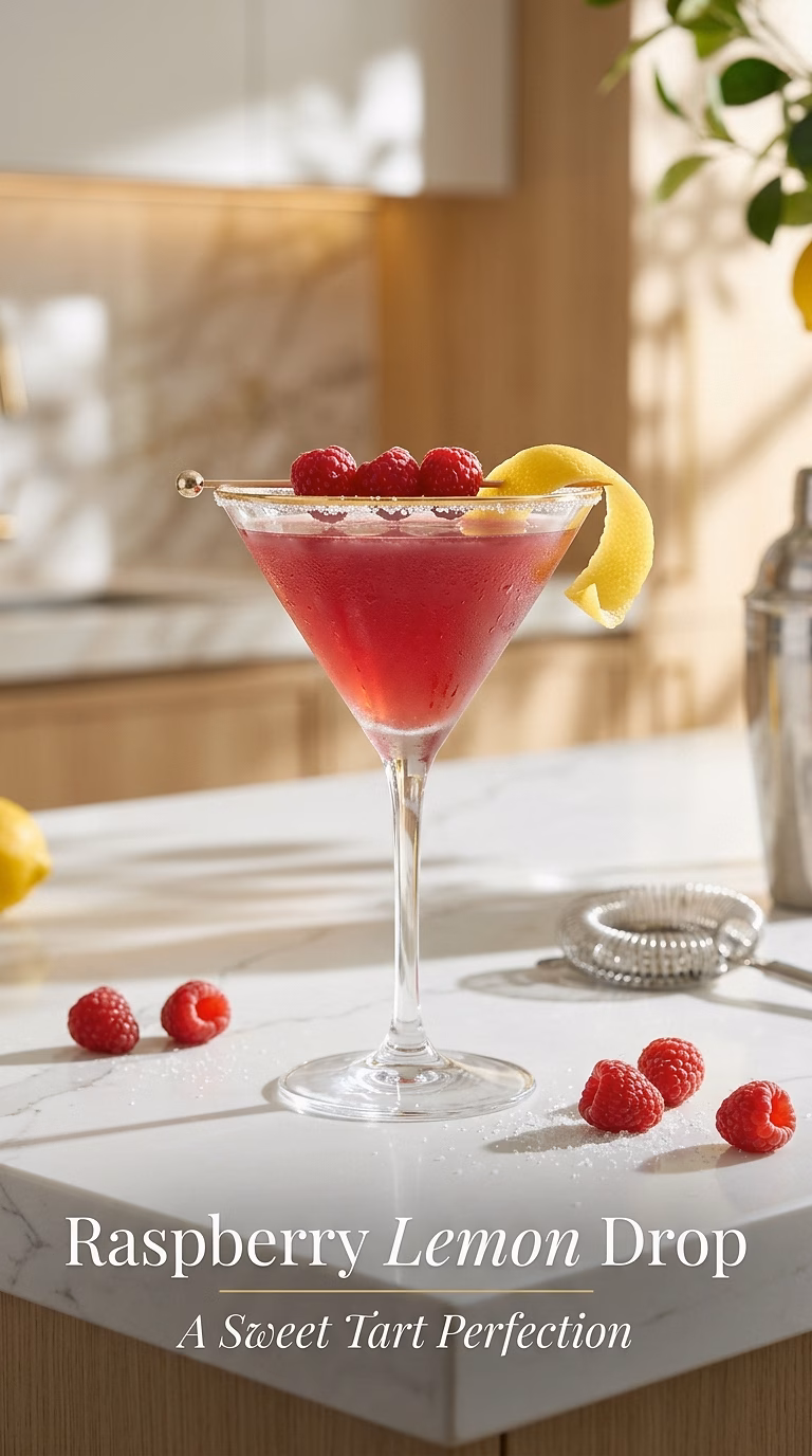 Raspberry Lemon Drop