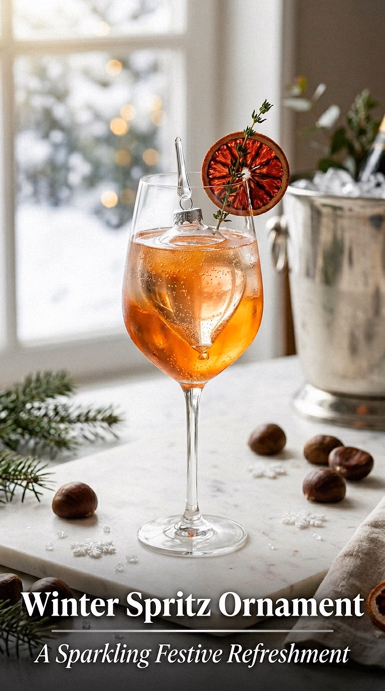 Aperol Winter Spritz Ornament