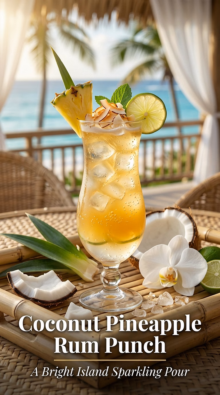 Coconut Pineapple Rum Punch