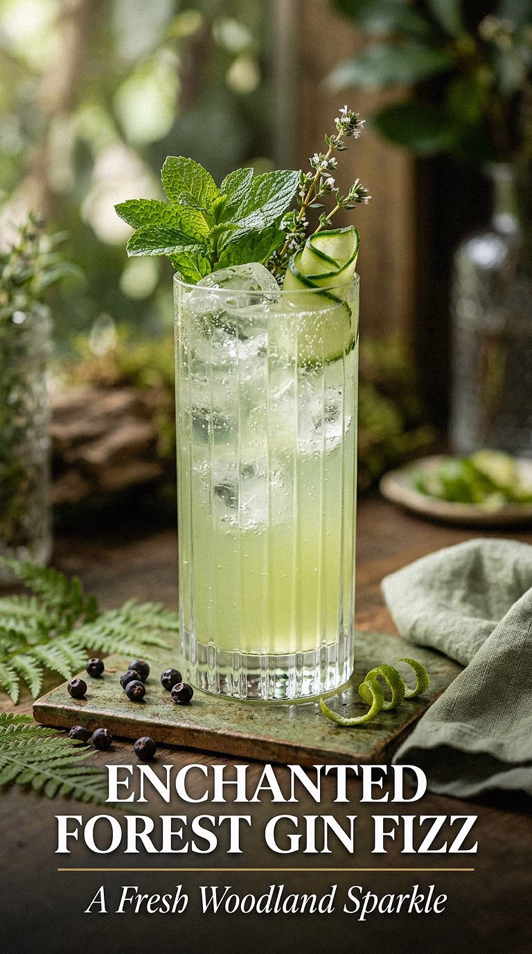 Enchanted Forest Gin Fizz