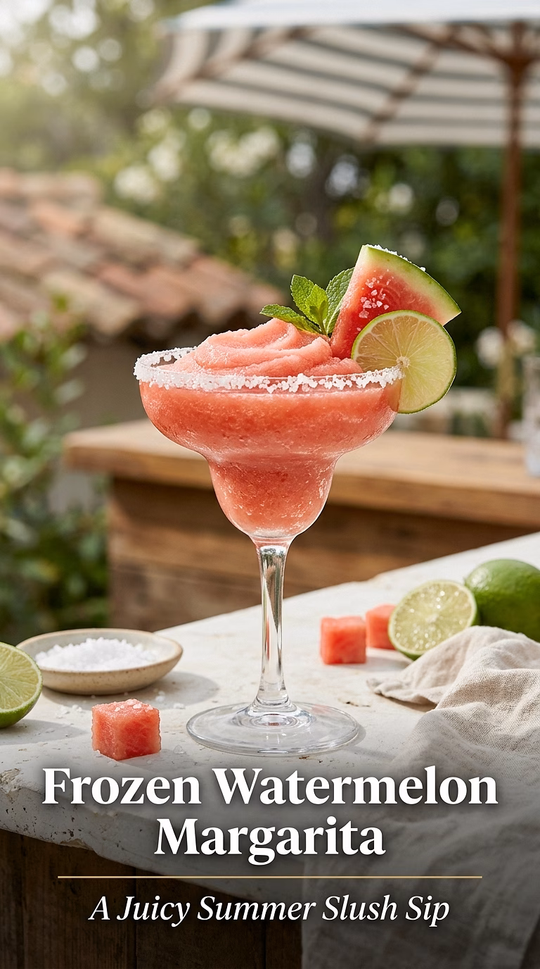 Frozen Watermelon Margarita