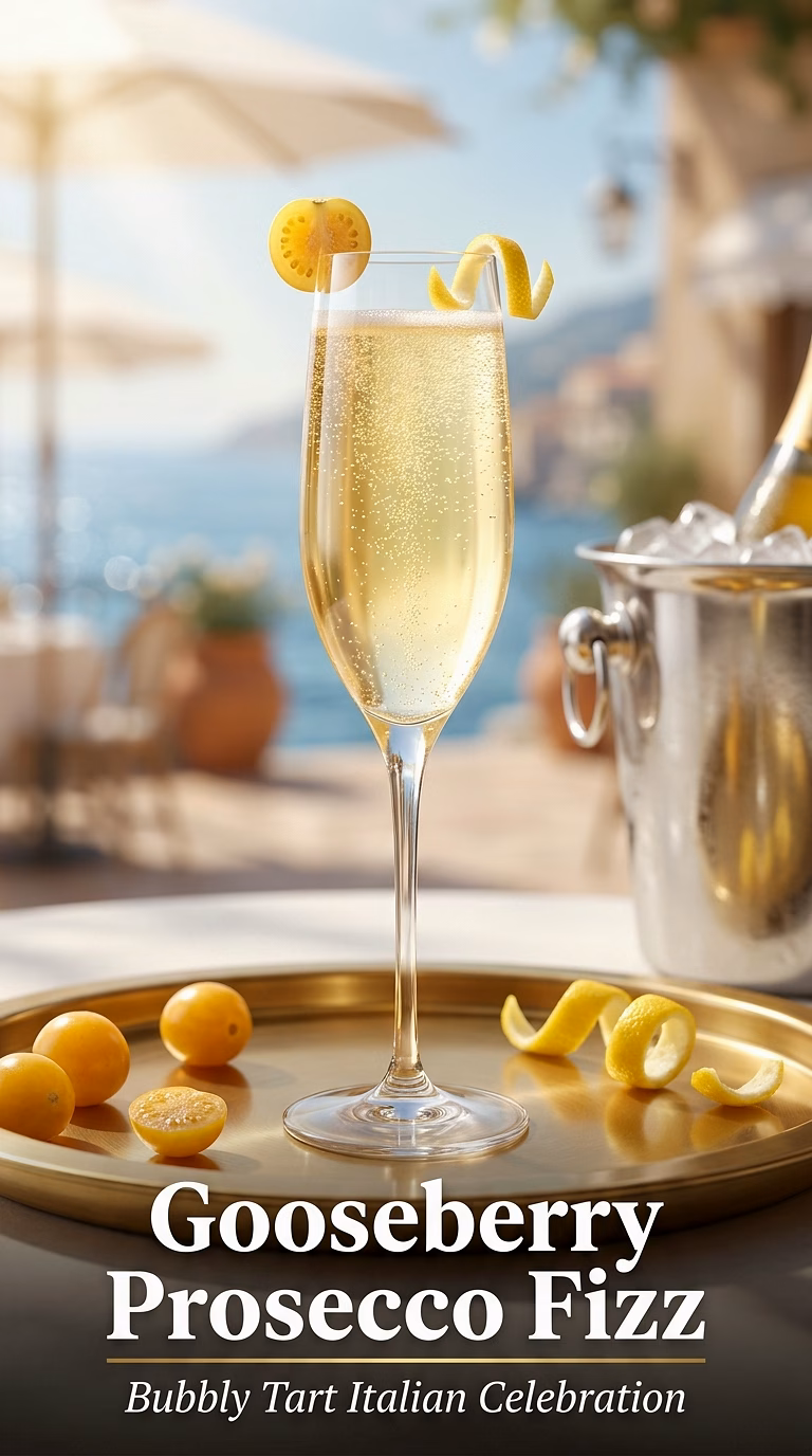 Gooseberry Prosecco Fizz