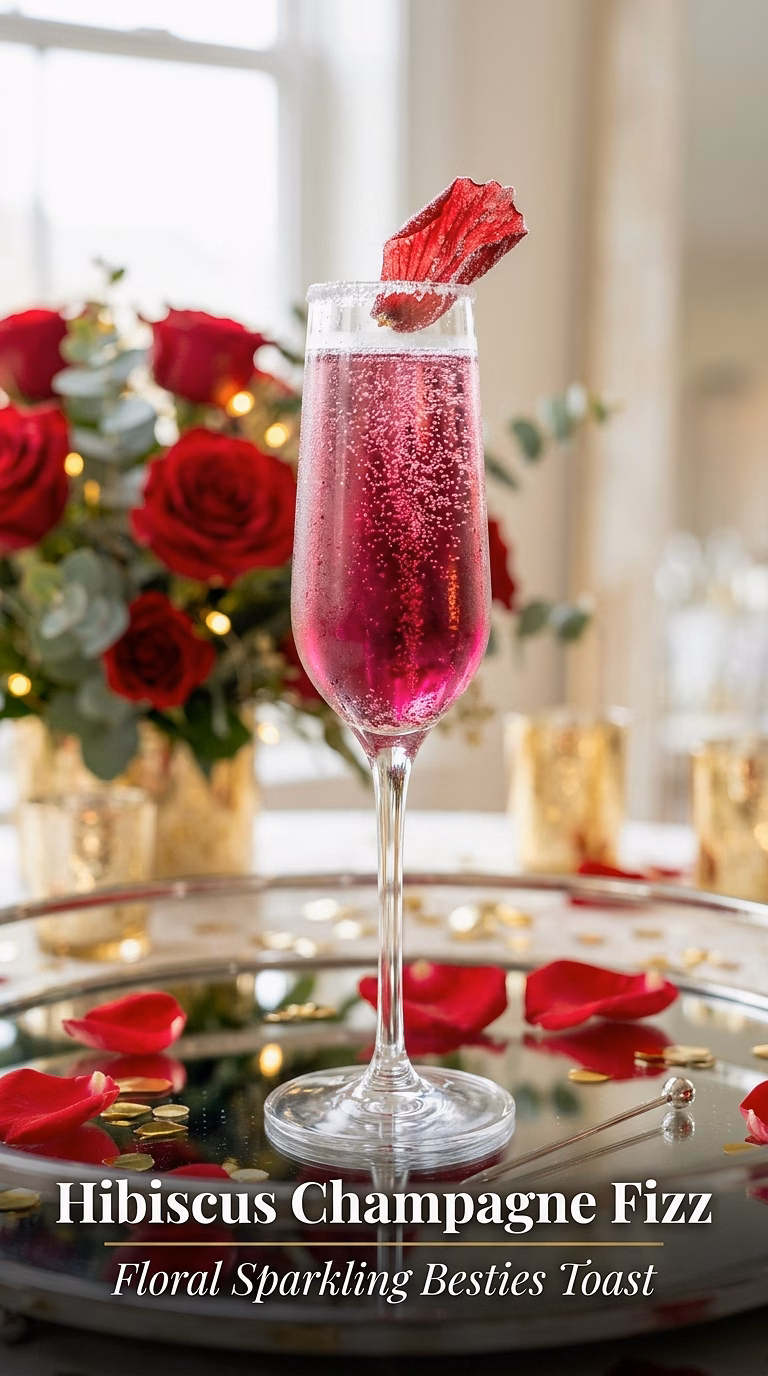 Hibiscus Champagne Fizz