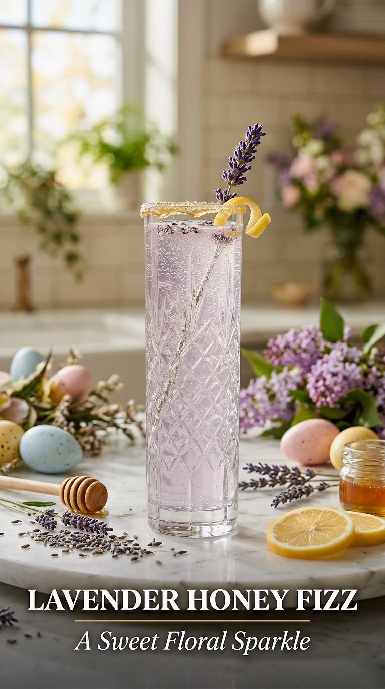 Lavender Honey Fizz
