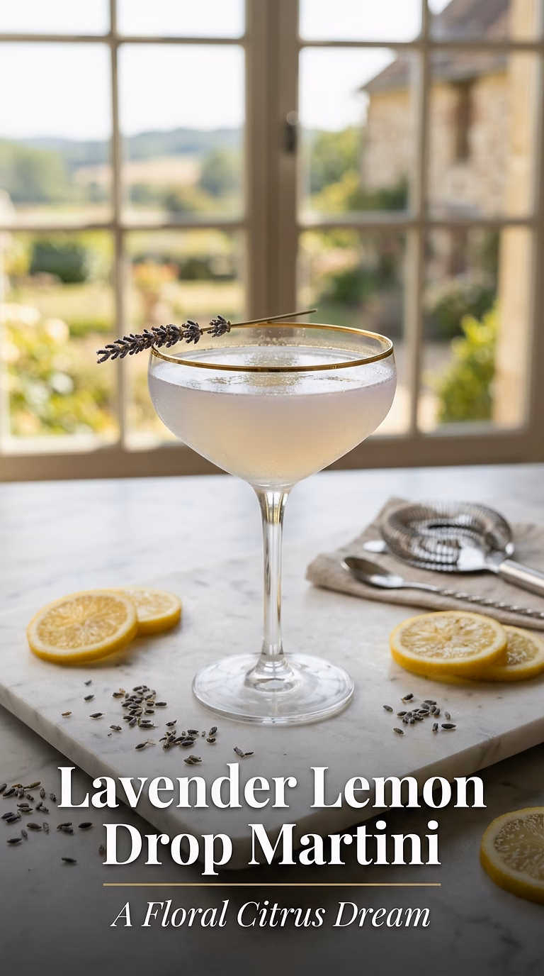 Lavender Lemon Drop Martini