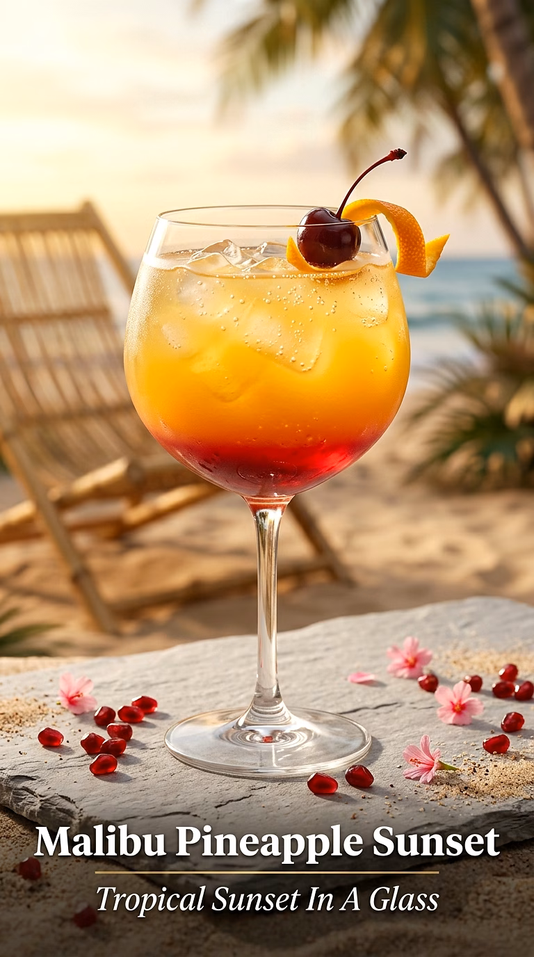 Malibu Pineapple Sunset