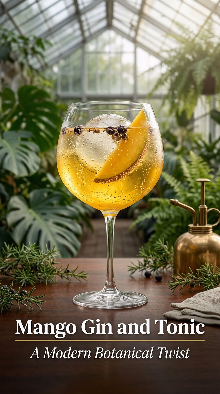 Mango Gin and Tonic