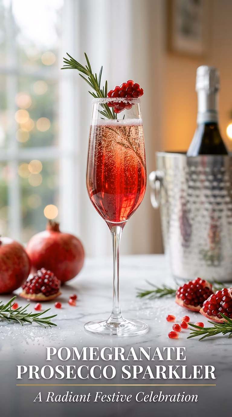 Pomegranate Prosecco Sparkler