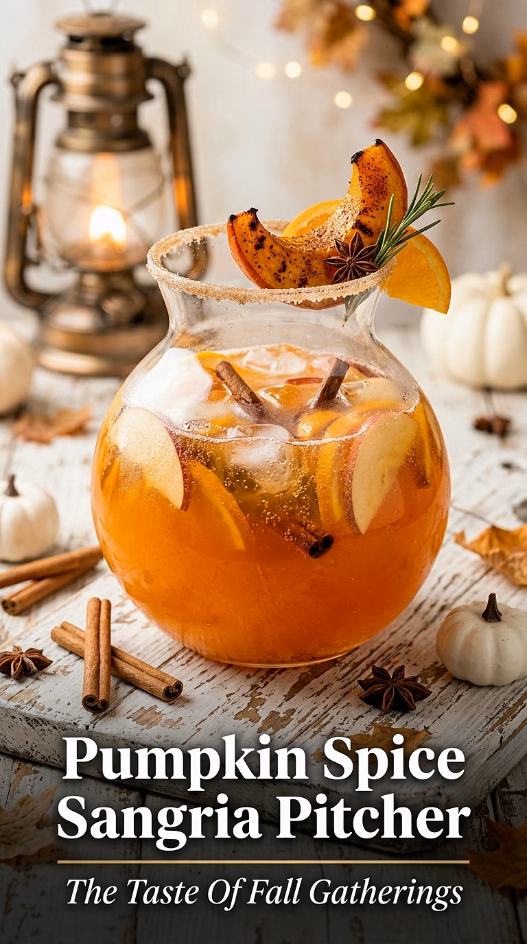 Pumpkin Spice Sangria Pitcher