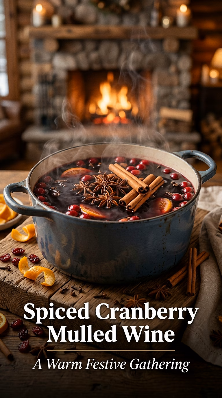 Spiced Cranberry Mulled Wine