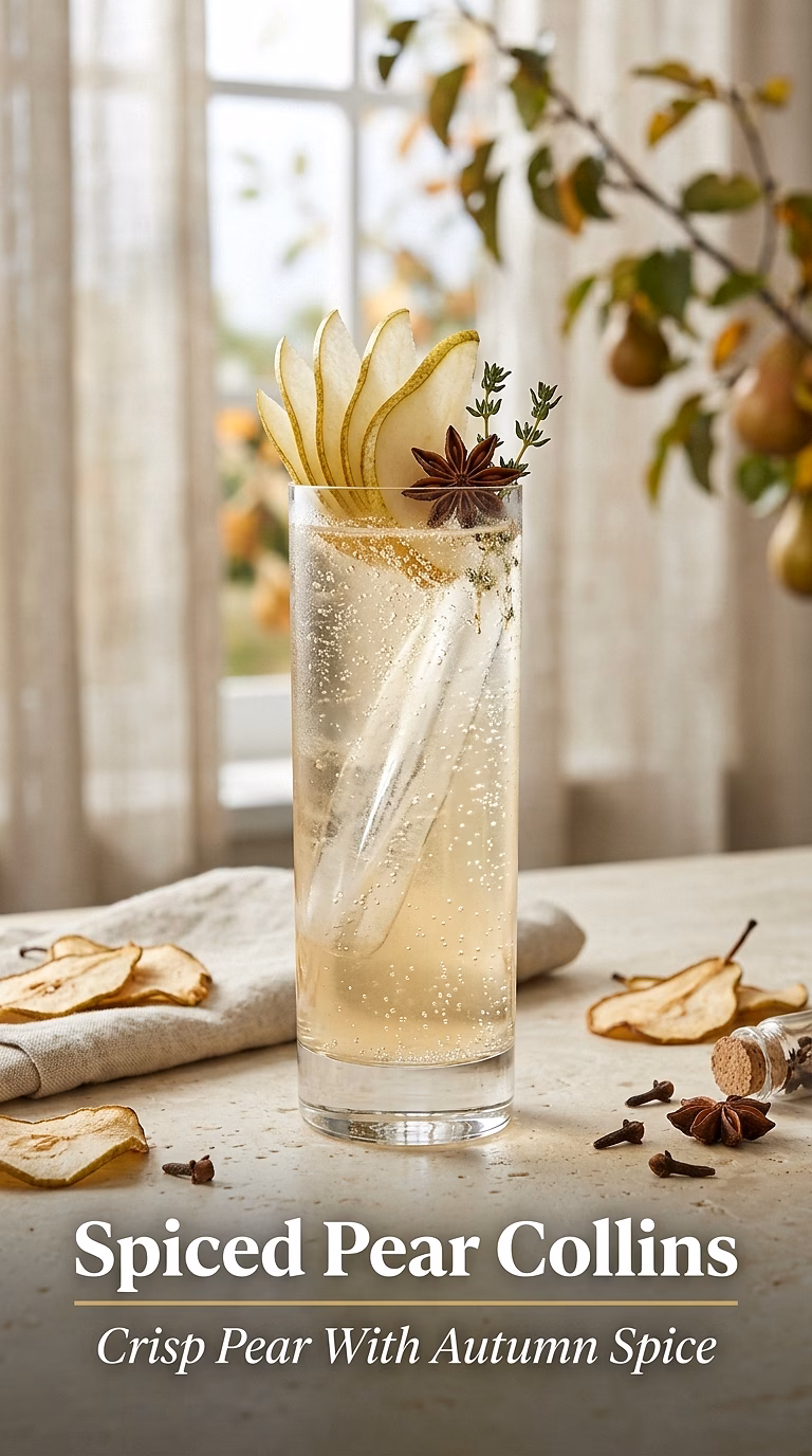 Spiced Pear Collins