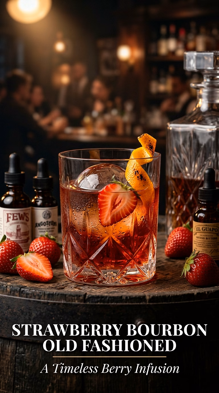 Strawberry Bourbon Old Fashioned