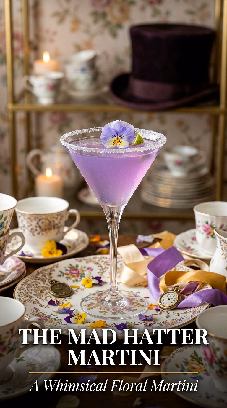 The Mad Hatter Martini